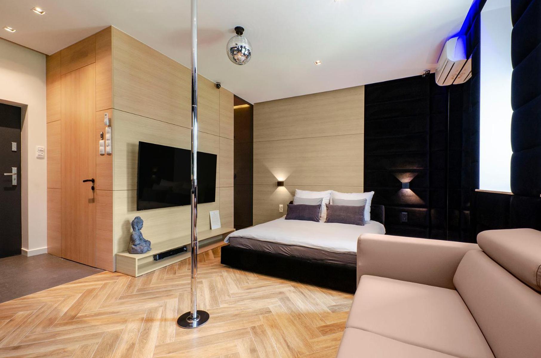 Lupoapartments Z Jacuzzi Pole Dance Leczycka 29 Klimatyzacja Parking Dostep Na Kod Łódź Cameră foto